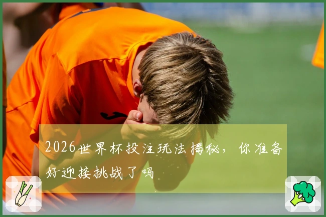 2026世界杯投注玩法揭秘，你准备好迎接挑战了吗