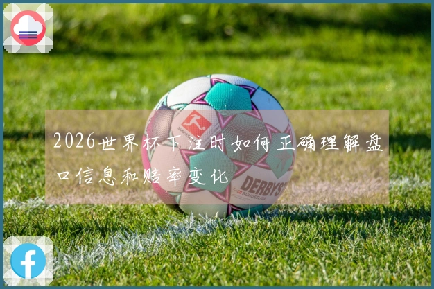 2026世界杯下注时如何正确理解盘口信息和赔率变化